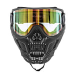 HK Army HSTL Skull Goggle - "Raider" Black with Gold Lens - New Breed Paintball and Airsoft - HK Army HSTL Skull Goggle - "Raider" Black with Gold Lens - HK Army