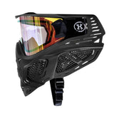 HK Army HSTL Skull Goggle - "Raider" Black with Gold Lens - New Breed Paintball and Airsoft - HK Army HSTL Skull Goggle - "Raider" Black with Gold Lens - HK Army