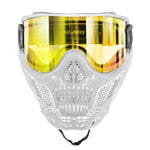 HK Army HSTL Skull Goggle - "Saint" White with Gold Lens - New Breed Paintball and Airsoft - HK Army HSTL Skull Goggle - "Saint" White with Gold Lens - HK Army