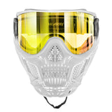 HK Army HSTL Skull Goggle - "Saint" White with Gold Lens - New Breed Paintball and Airsoft - HK Army HSTL Skull Goggle - "Saint" White with Gold Lens - HK Army