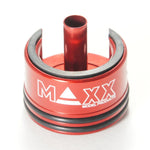 Maxx CNC Aluminum Double Air Seal & Damper AEG Cylinder Head - New Breed Paintball and Airsoft - Maxx CNC Aluminum Double Air Seal & Damper AEG Cylinder Head - New Breed Paintball & Airsoft