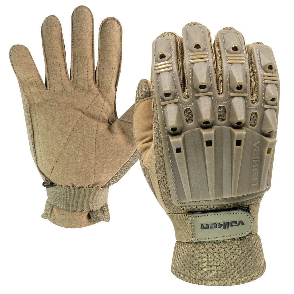 Valken Alpha Full Finger Gloves - Tan